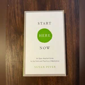 Start Here Now Book by Susan Piver